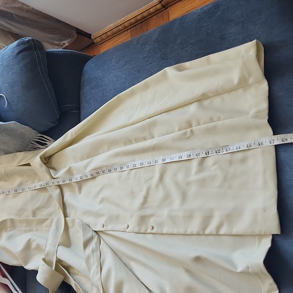 NWOT, Club Monaco Half Belted Cream Sleeveless Midi Shirt Dress Size 12 - Picture 9 of 13